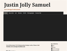 Tablet Screenshot of justinjolly.com